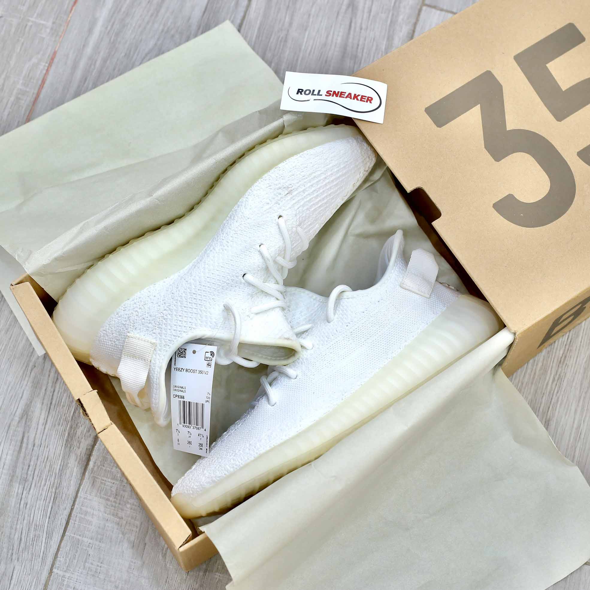 giày adidas yeezy cream white replica