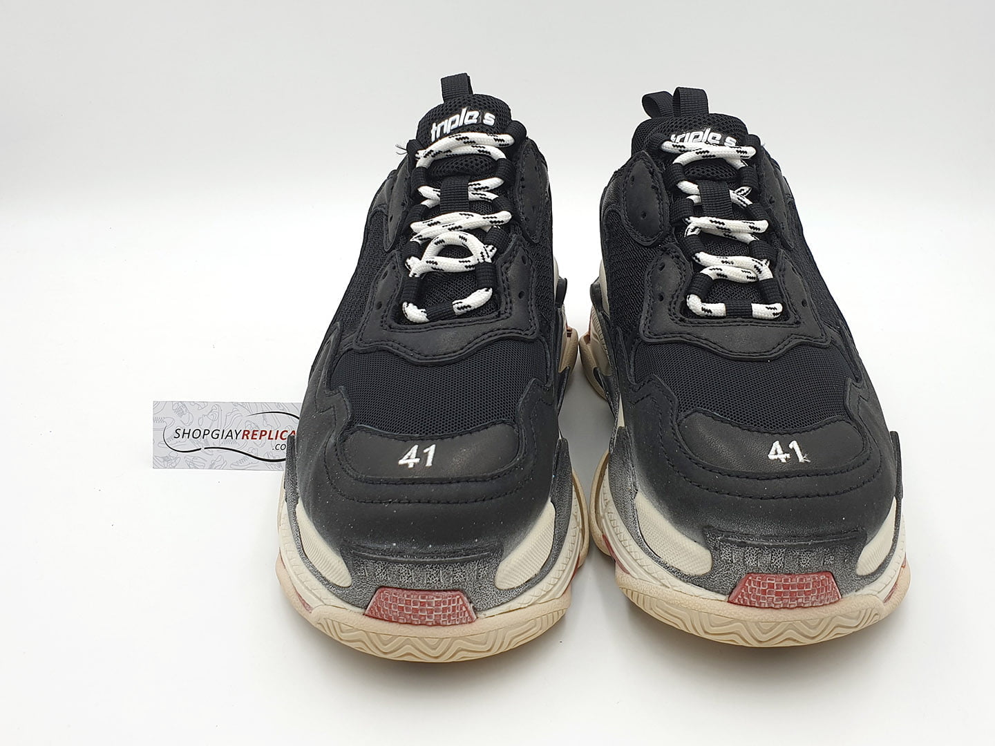 Mua giày Balenciaga Wmns Triple S Sneaker All Over Logo  Black Pink  Hệ  thống phân phối Air Jordan chính hãng