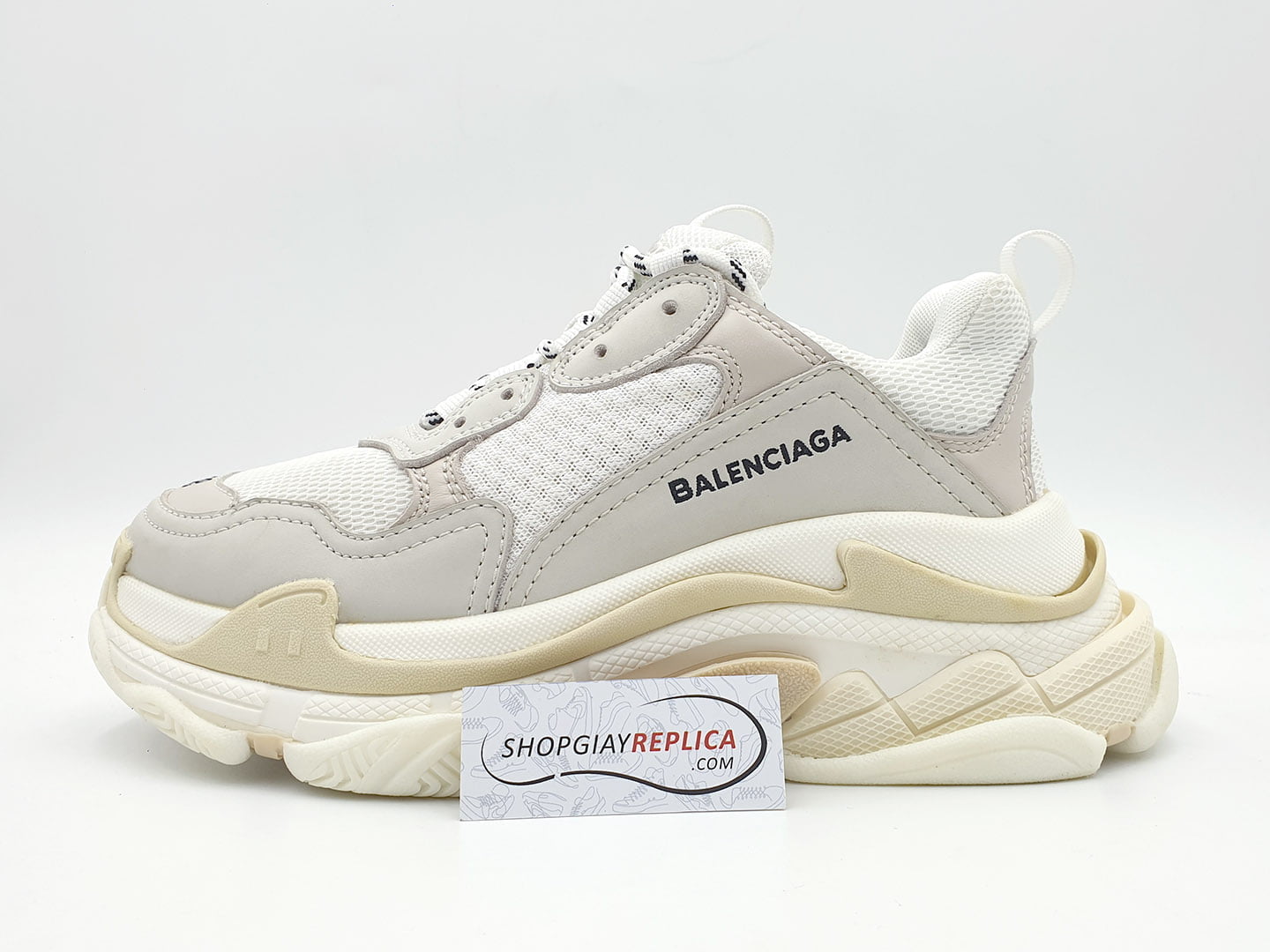 Giày Balenciaga Triple S White rep 1:1 (đế bẩn) - Shop giày Replica™