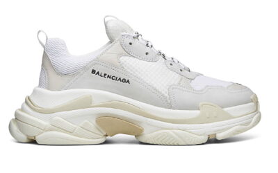 balenciaga triple s white replica