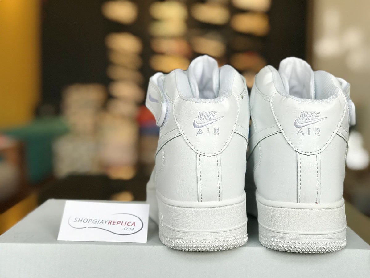 Nike Air Force 1 cao cổ trắng rep 1:1 - Roll Sneaker