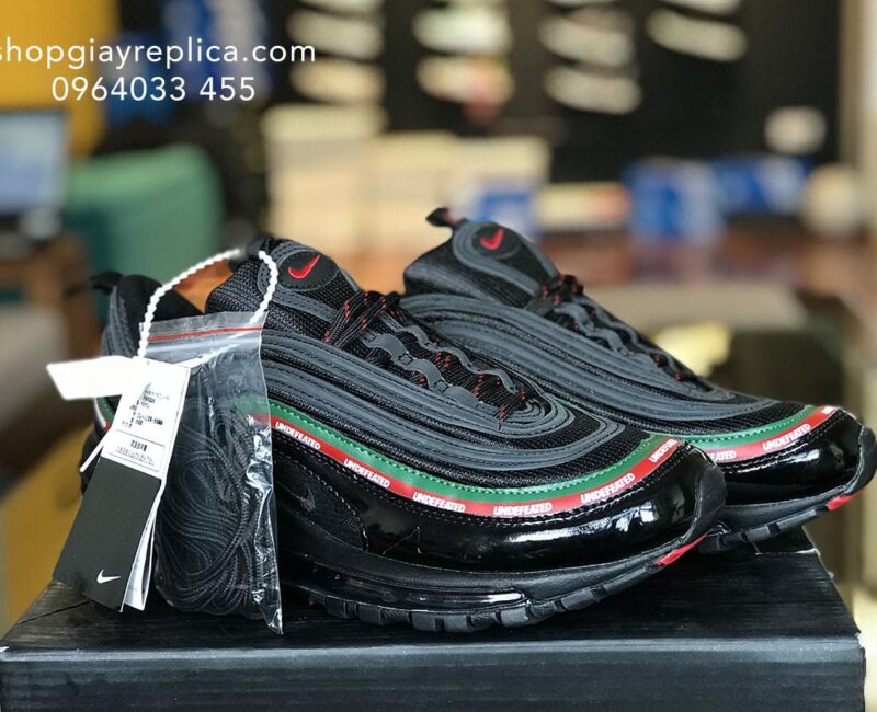 giày nike air max 97 undefeated black replica