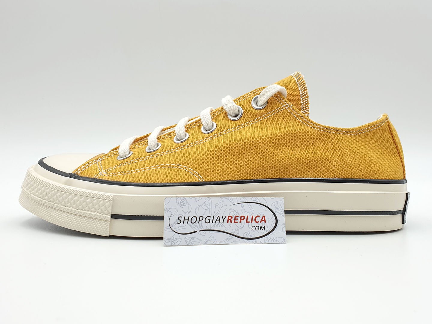 Giày Converse Chuck 1970s Vàng Sunflower Thấp Cổ chuẩn replica 1:1