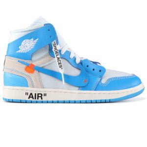 giày nike air jordan 1 off white blue replica