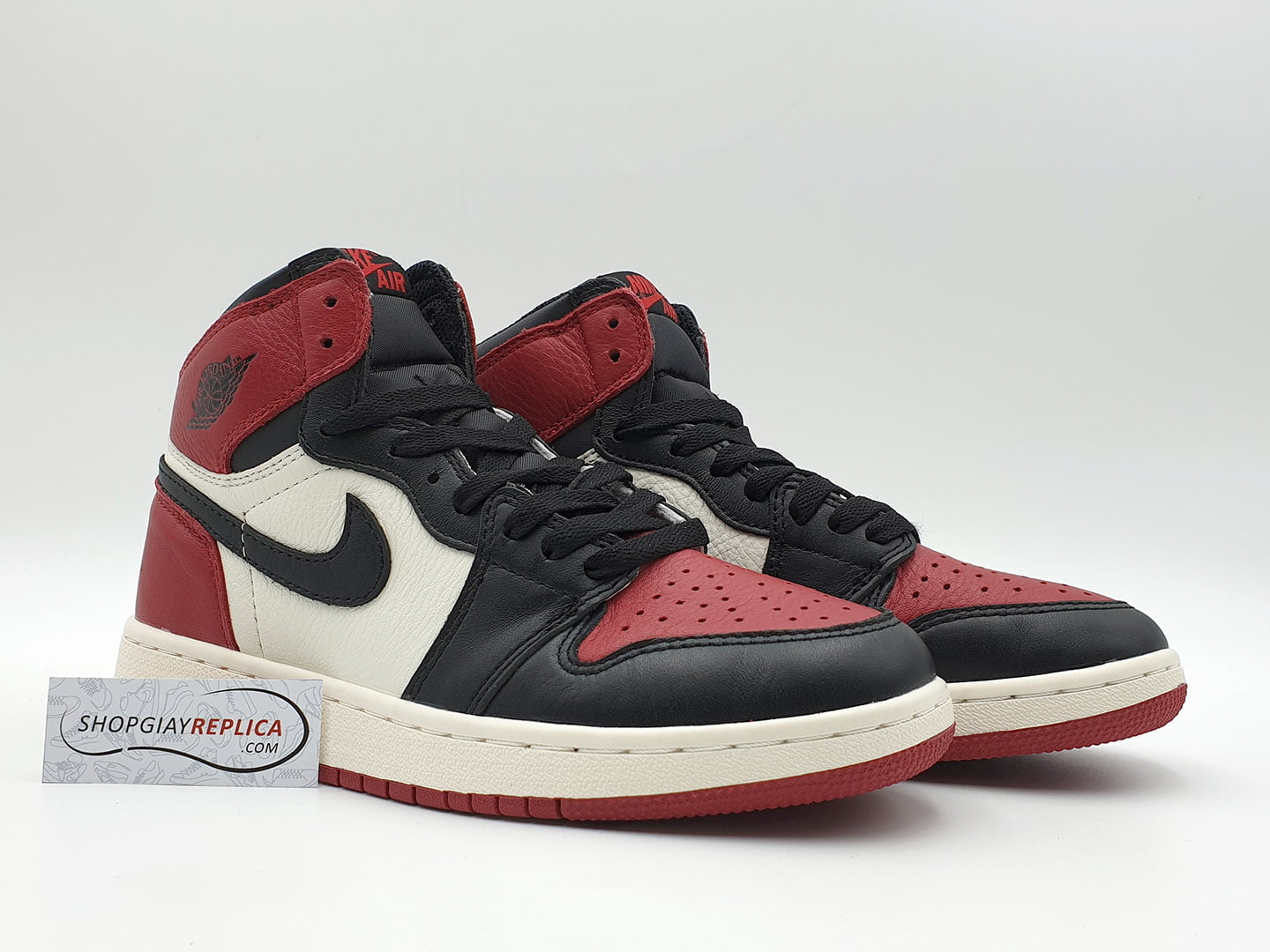 Giày Nike Air Jordan 1 Retro High Og 'Bred Toe' Rep 1:1 - Shop Giày Replica™