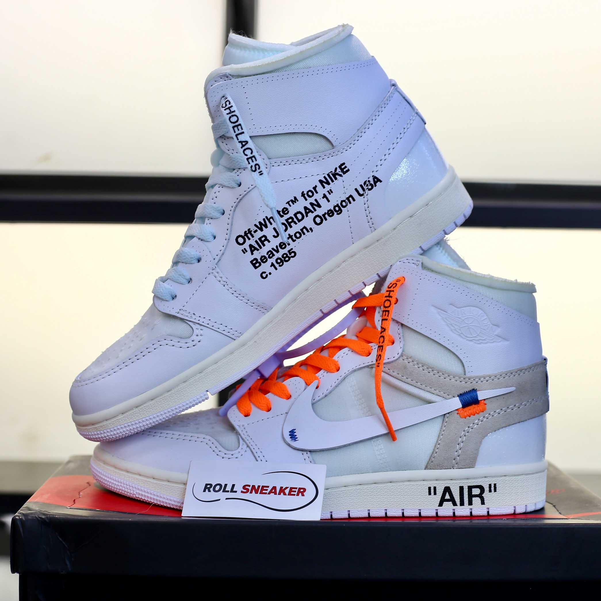 Giày Nike Air Jordan 1 Nrg Off White Like Auth rep 1:1 - Roll Sneaker