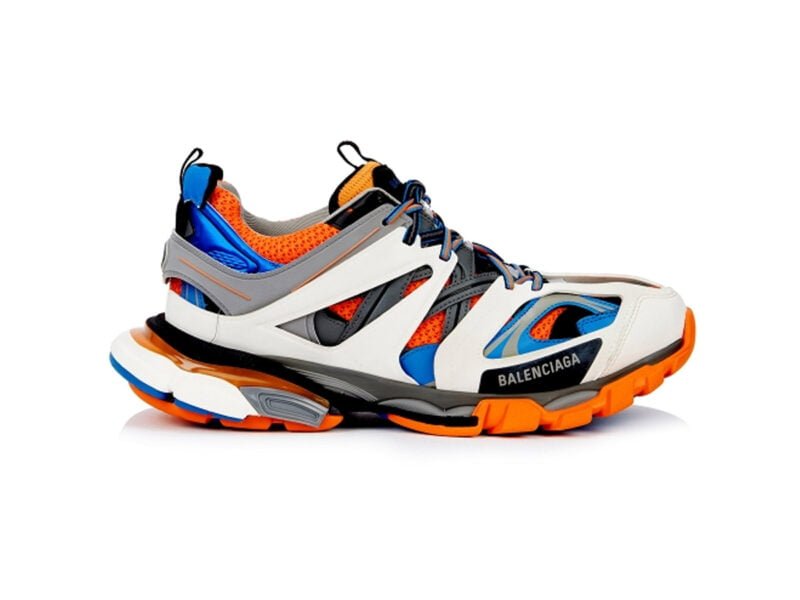 giày balenciaga track orange blue replica