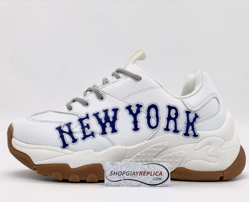 giày MLB New York trắng chữ xanh rep1:1