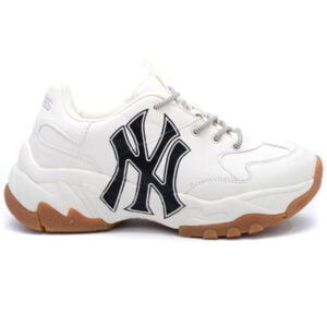 Sneaker MLB NY trắng chữ đen