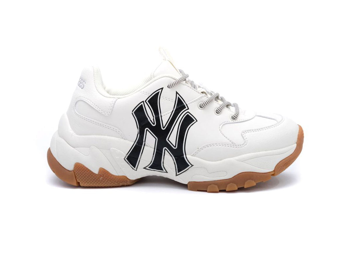 1 SỈ giày MLB NY Kem chữ đen  Nguồn sỉ giày sneaker tphcm