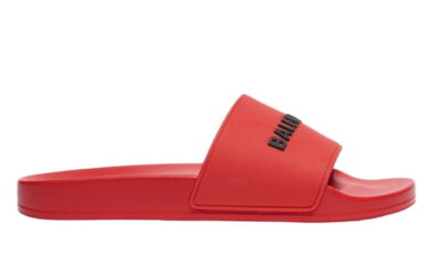 Dép Balenciaga Pool Slide Red Replica