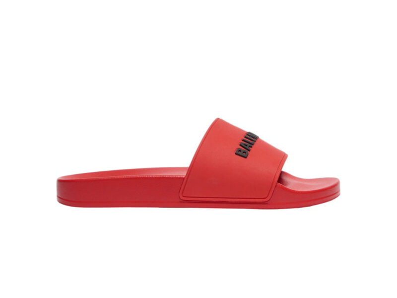 Dép Balenciaga Pool Slide Red Replica