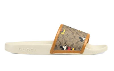 Dép Gucci x Disney Slide White Replica