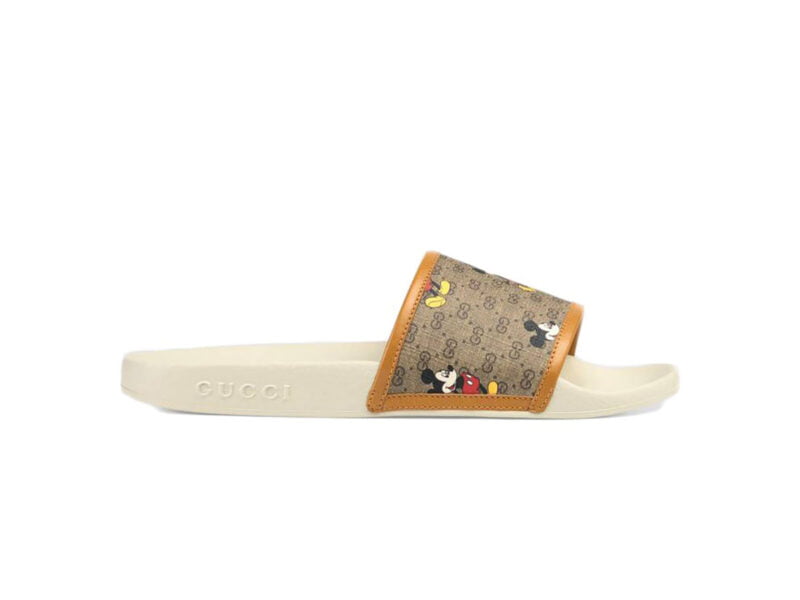 Dép Gucci x Disney Slide White Replica