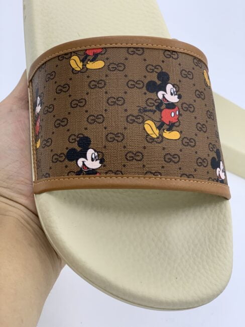 Dép Gucci x Disney Slide White siêu cấp
