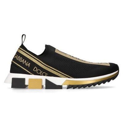 Giày Dolce & Gabbana Sorrento Black Gold Siêu Cấp 1:1