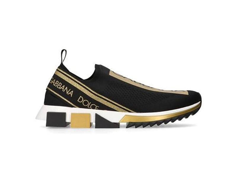 Giày Dolce & Gabbana Sorrento Black Gold Siêu Cấp 1:1
