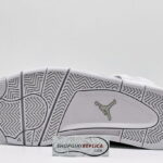 Giày Nike Air Jordan 4 Retro Pure Money (full trắng) replica