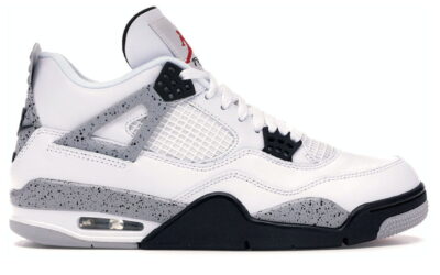 Giày Nike Air Jordan 4 Retro White Cement