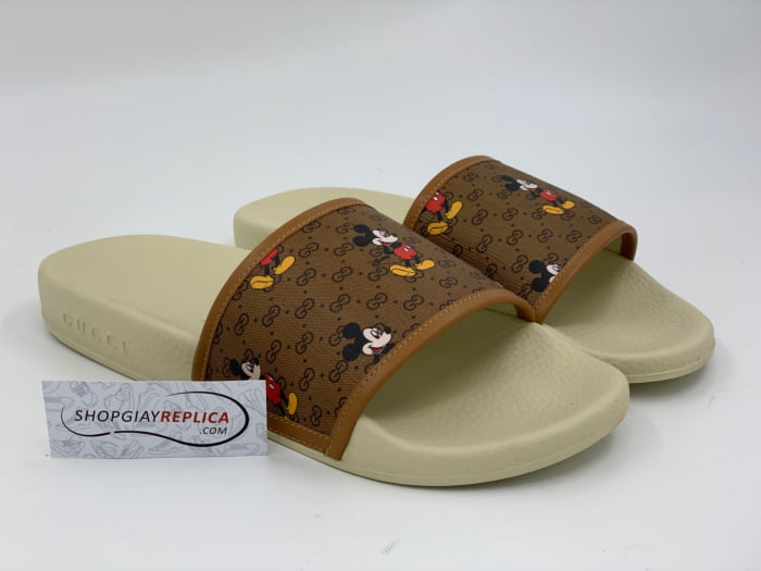 Dép Gucci x Disney Slide White real có giá 13 triệu đồng