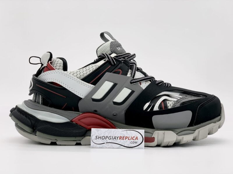Giày Balenciaga Track 3.0 xám đỏ rep1:1