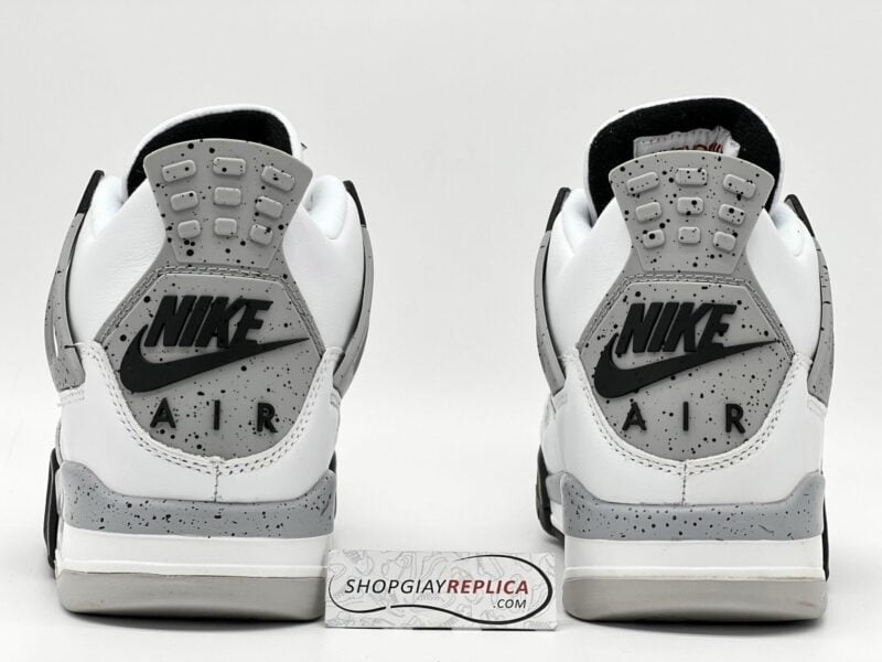Giày Nike Air Jordan 4 Retro White Cement