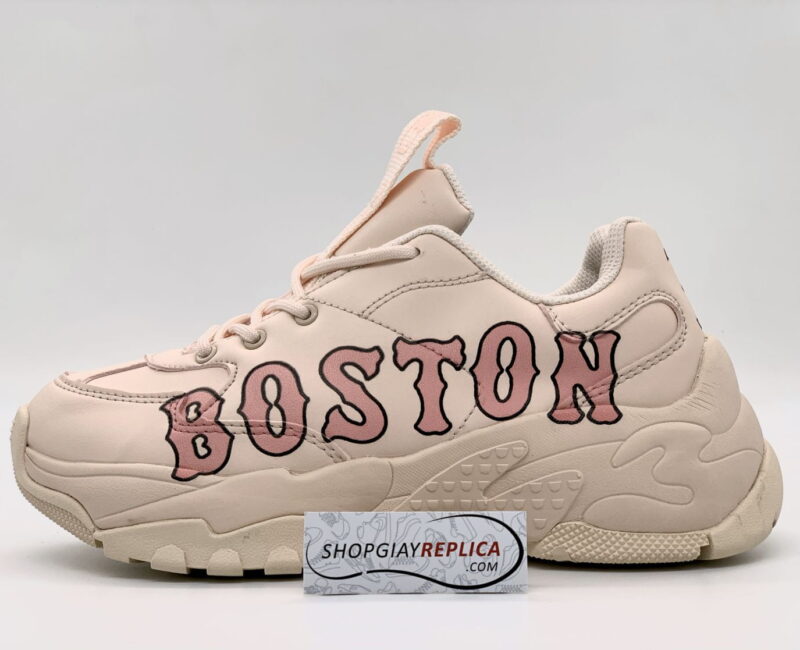 giày MLB Boston hồng