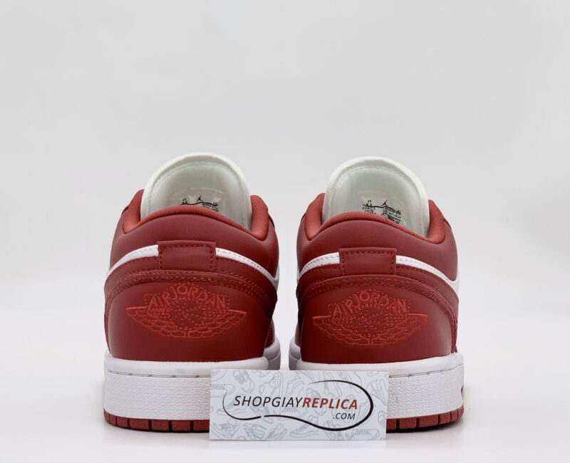 gót giày Air Jordan 1 Low Gym Red White