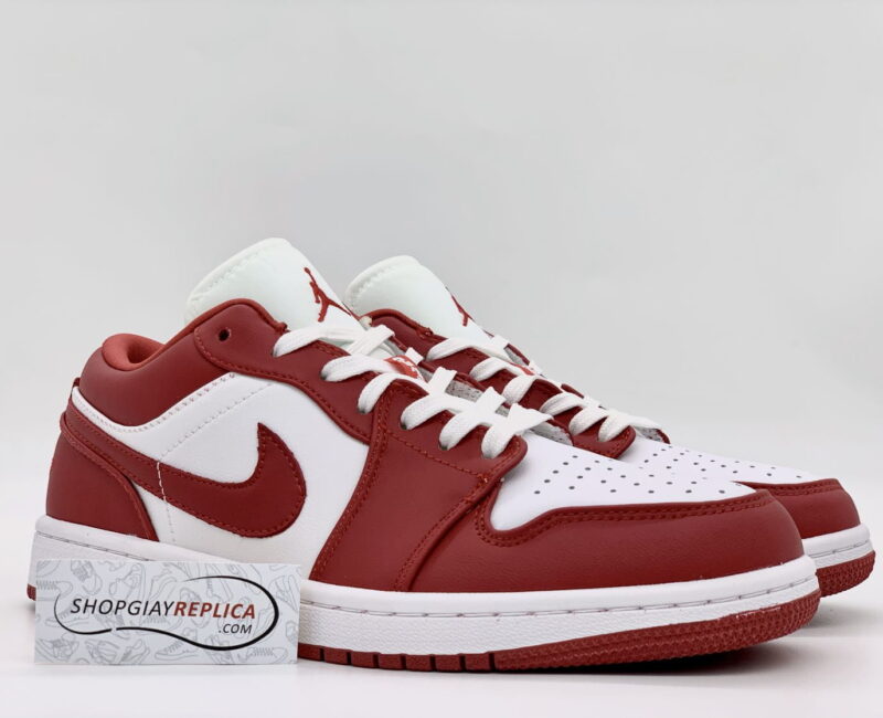 Giày Nike Air Jordan 1 Low Gym Red White rep 1:1