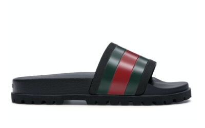 Dép Gucci Web Slide Sandal Black sieu cap