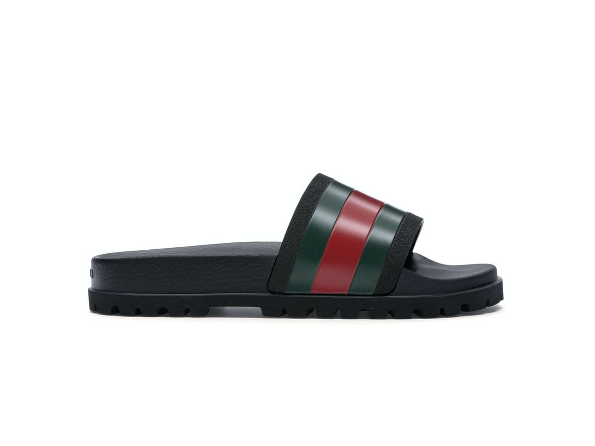 Dép Gucci Web Slide Sandal Black Like Auth hàng siêu cấp - Shop giày  Replica™