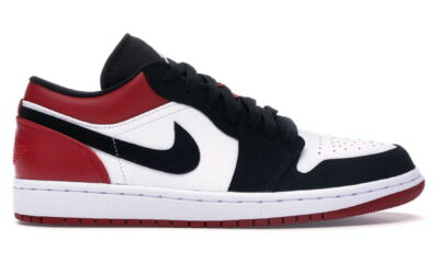 Giày Nike Air Jordan 1 Low Black Toe Replica