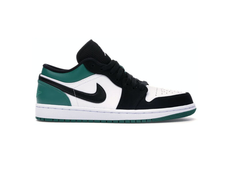 Giày Nike Air Jordan 1 Low White Black Mystic Green replica