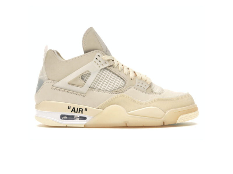 Giày Nike Air Jordan 4 Retro Off-White Sail Replica