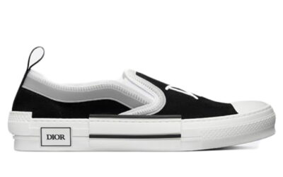 Dior And Shawn B23 Slip On Black siêu cấp