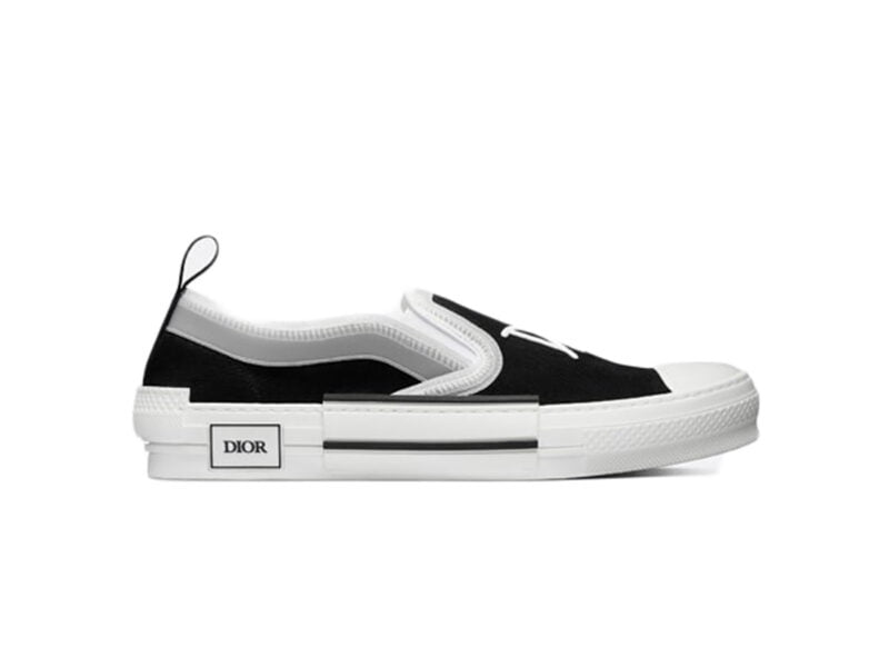 Dior And Shawn B23 Slip On Black siêu cấp