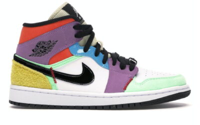 Giày Nike Air Jordan 1 Mid SE Multi Color replica