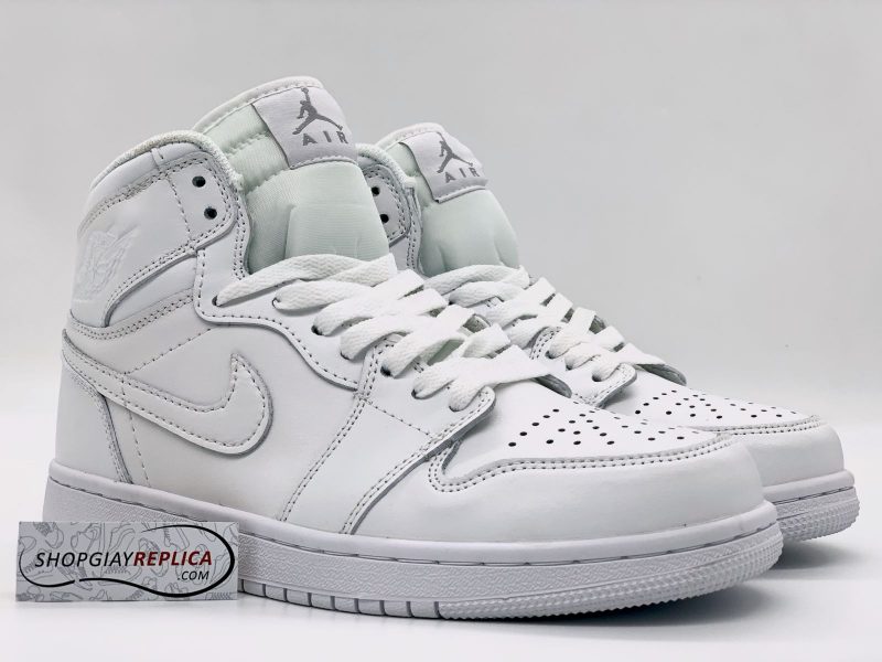 Giày Nike Air Jordan 1 Mid Triple White
