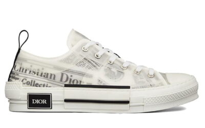 dior b23 low top newspaper