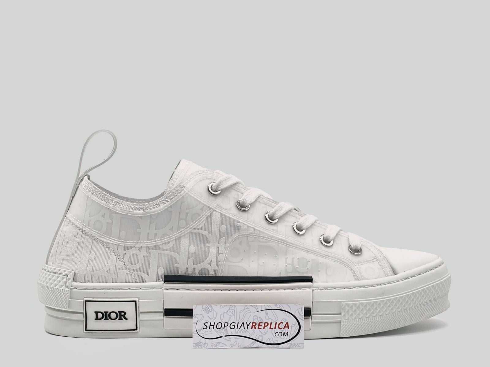 Giày Dior B23 Low Top White Dior Like Auth