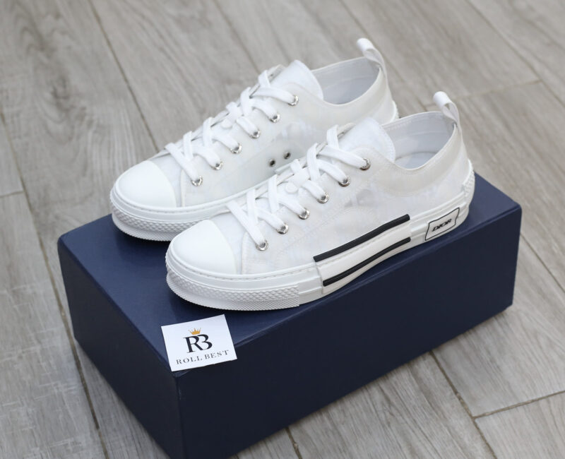 Giày Dior B23 Low Top White Dior Oblique Best Quality