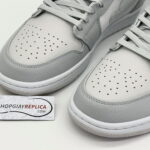 Upper Nike Air Jordan 1 Low White Camo