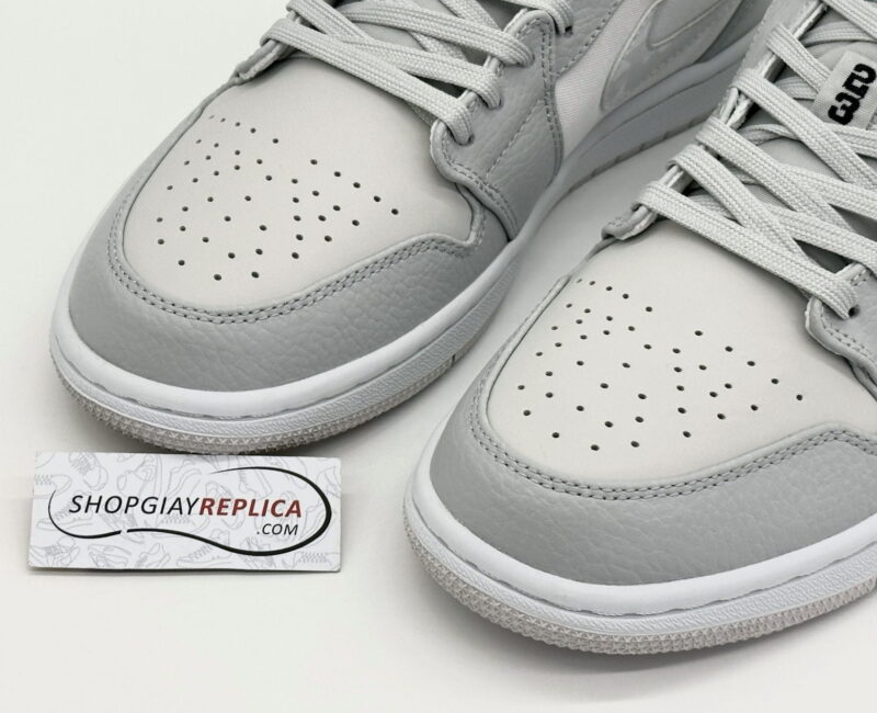 Upper Nike Air Jordan 1 Low White Camo