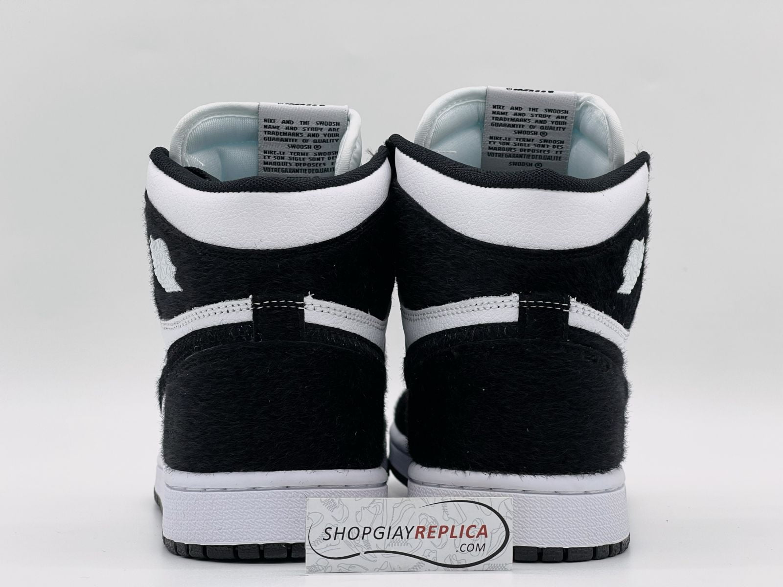 Giày Nike Air Jordan 1 Panda Twist Lông Rep 1:1 - Shop Giày Replica™