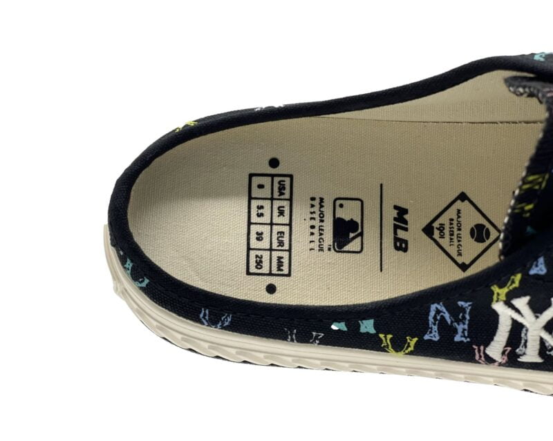 giày đạp gót mlb mule monogram Ny