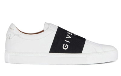 Giày Givenchy Leather Webbing White Black like auth