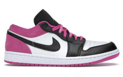 Nike Air Jordan 1 Low Black Active Fuchsia