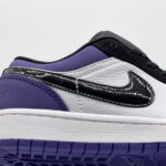Swoosh Nike Air Jordan 1 Low Court Purple