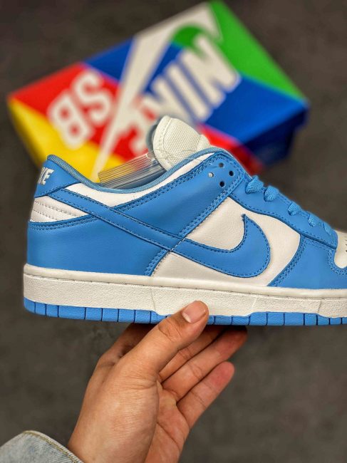 nike dunk xanh low