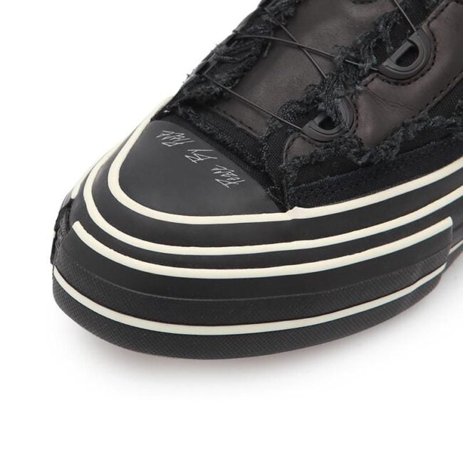 mũi giày xvessel gop low for Yohji Yamamoto All black